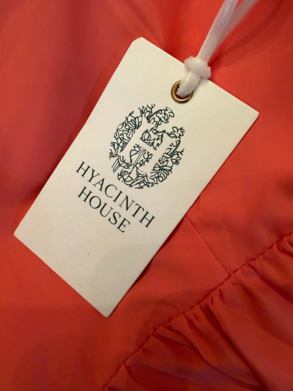 Tuckernuck Hyacinth House Coral Orange Taryn Maxi Dress Size Large NWT - Picture 6 of 8